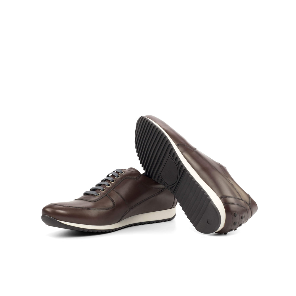 Men's Corsini Sneakers Leather Dark Brown 4484 2- MERRIMIUM