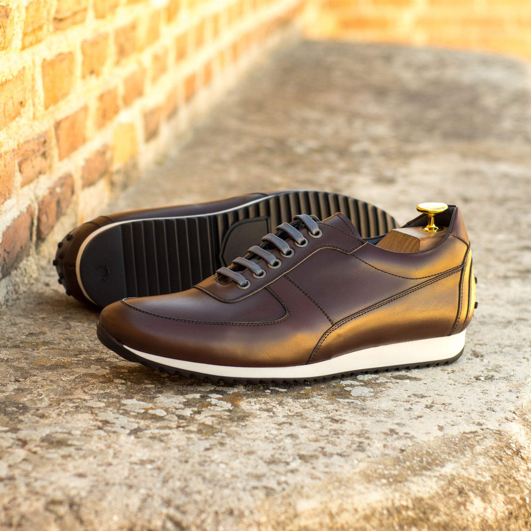 Men's Corsini Sneakers Leather Dark Brown 4484 1- MERRIMIUM--GID-1410-4484