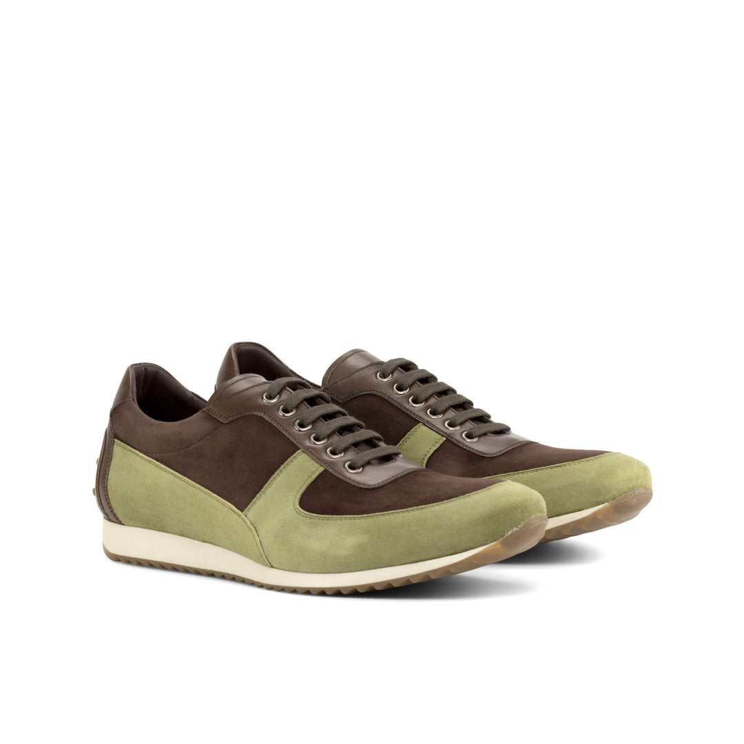 Men's Corsini Sneakers Leather Dark Brown Brown 4882 3- MERRIMIUM