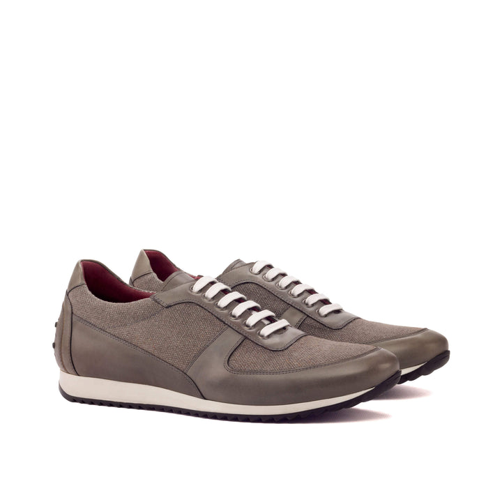 Men's Corsini Sneakers Leather Grey 3183 3- MERRIMIUM
