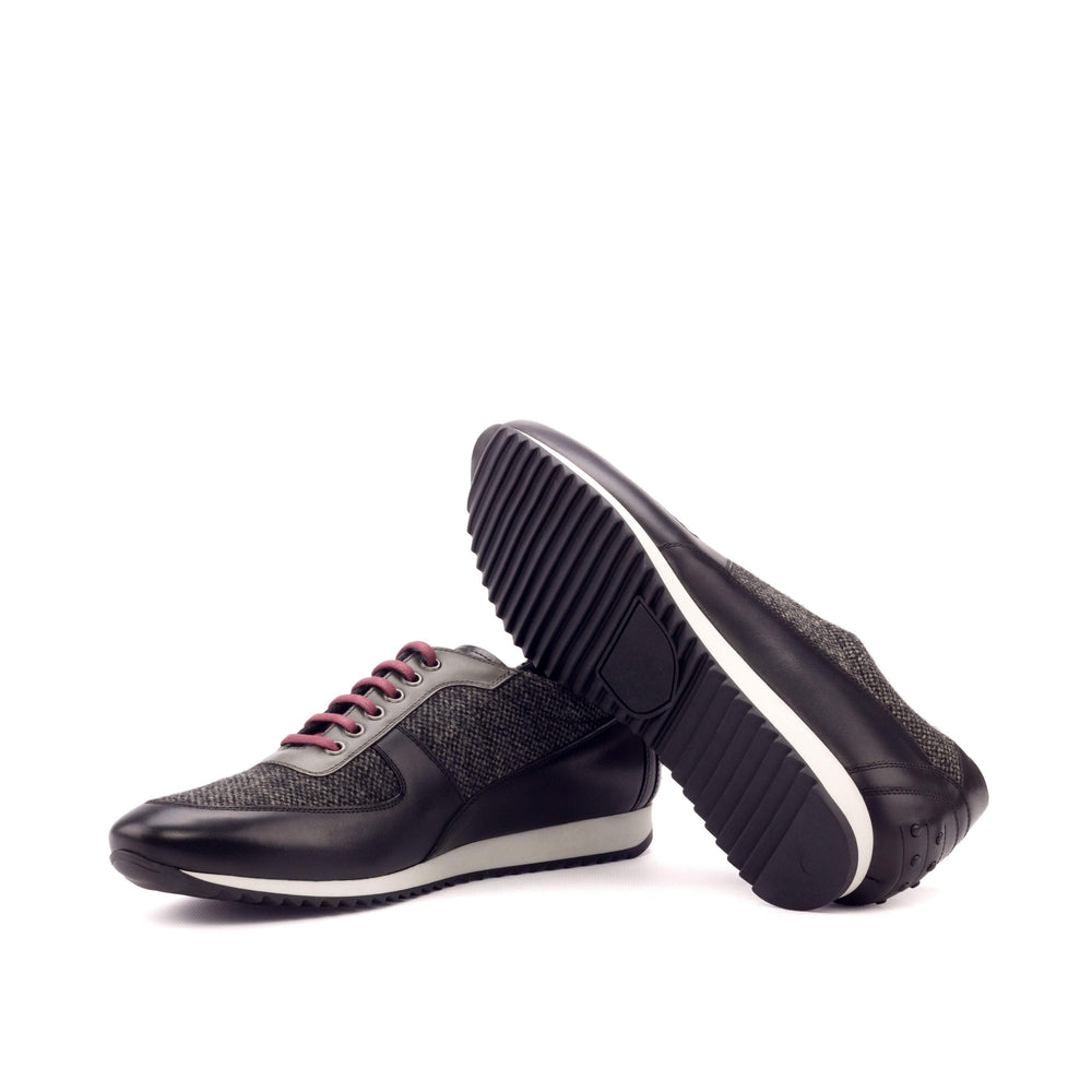 Men's Corsini Sneakers Leather Grey Black 3176 2- MERRIMIUM