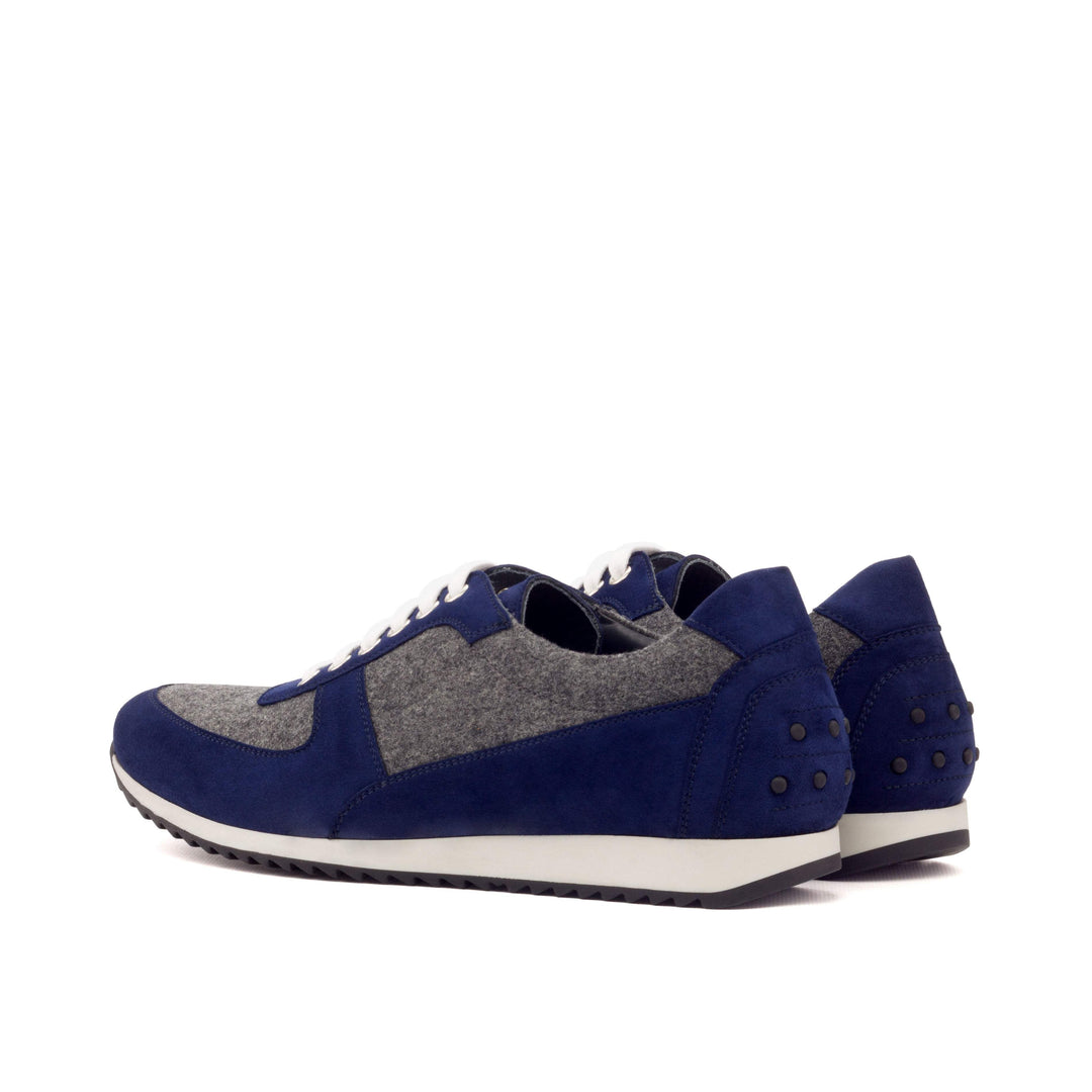Men's Corsini Sneakers Leather Grey Blue 3397 4- MERRIMIUM