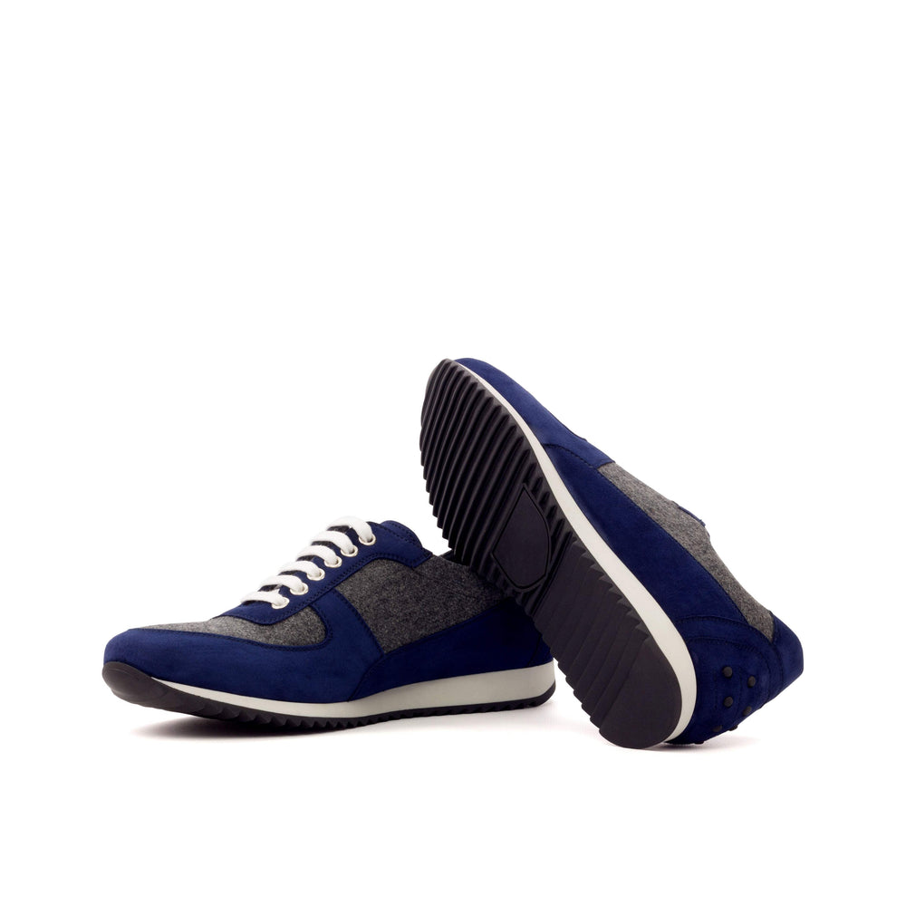 Men's Corsini Sneakers Leather Grey Blue 3397 2- MERRIMIUM