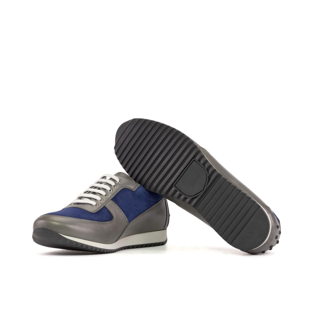 Men's Corsini Sneakers Leather Grey Blue 5358 2- MERRIMIUM