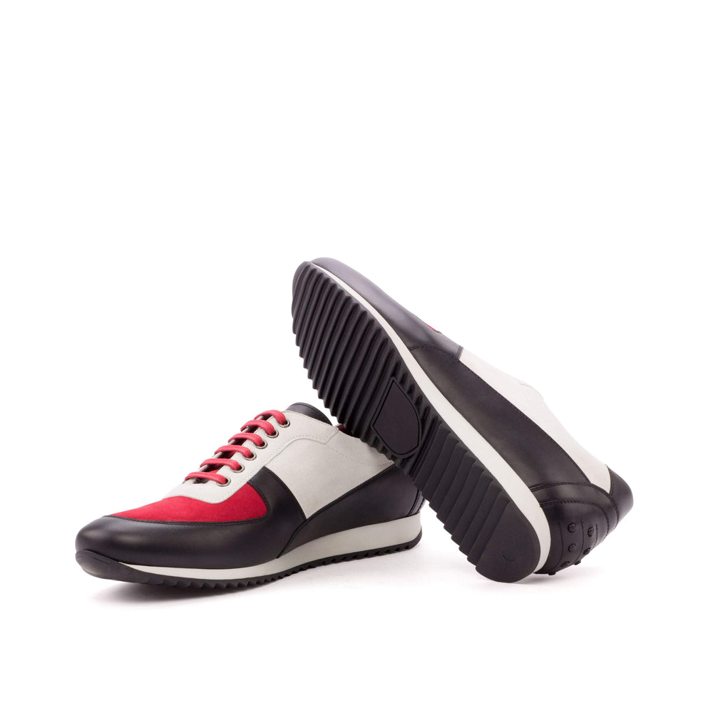Men's Corsini Sneakers Leather Red White 3544 2- MERRIMIUM