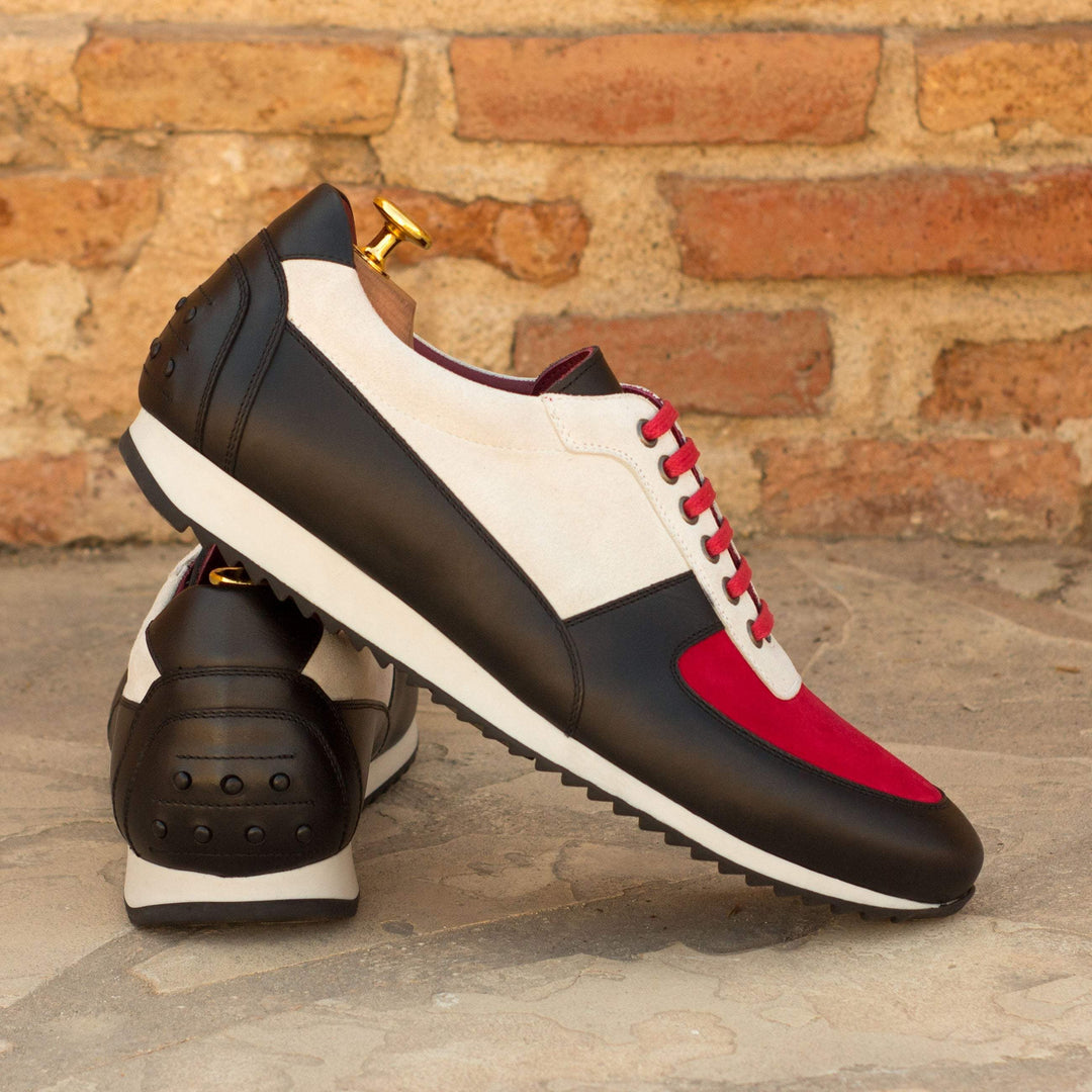 Men's Corsini Sneakers Leather Red White 3544 1- MERRIMIUM--GID-1410-3544