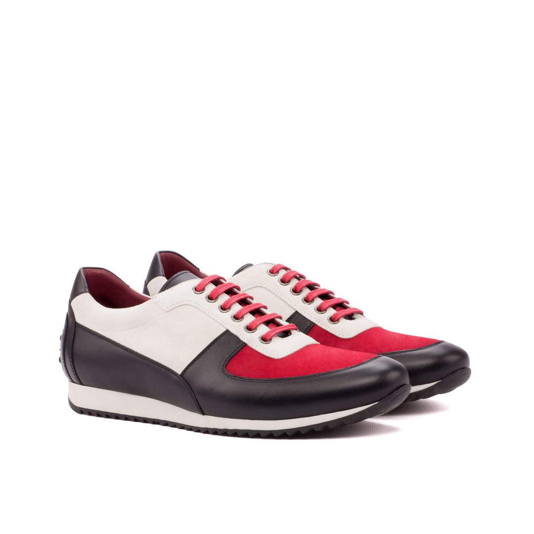 Men's Corsini Sneakers Leather Red White 3544 3- MERRIMIUM