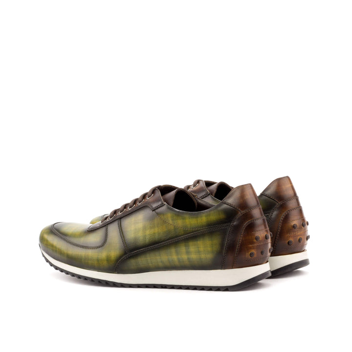 Men's Corsini Sneakers Patina Dark Brown Green 3583 4- MERRIMIUM