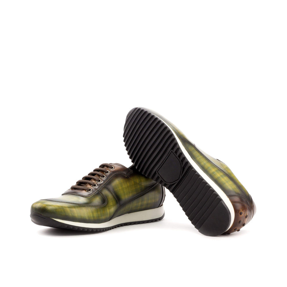 Men's Corsini Sneakers Patina Dark Brown Green 3583 2- MERRIMIUM