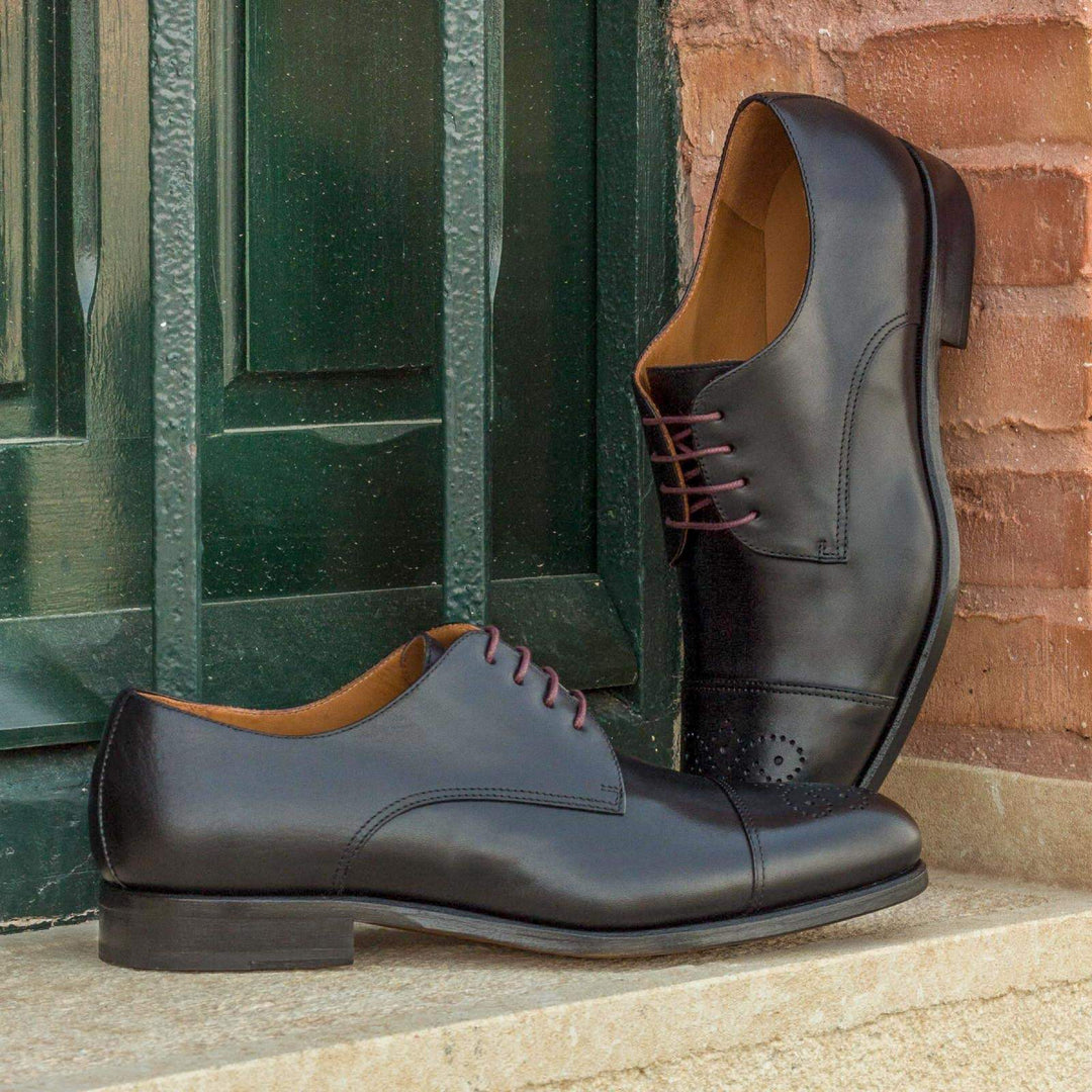 Men's Derby Shoes Leather Black 2050 1- MERRIMIUM--GID-1368-2050
