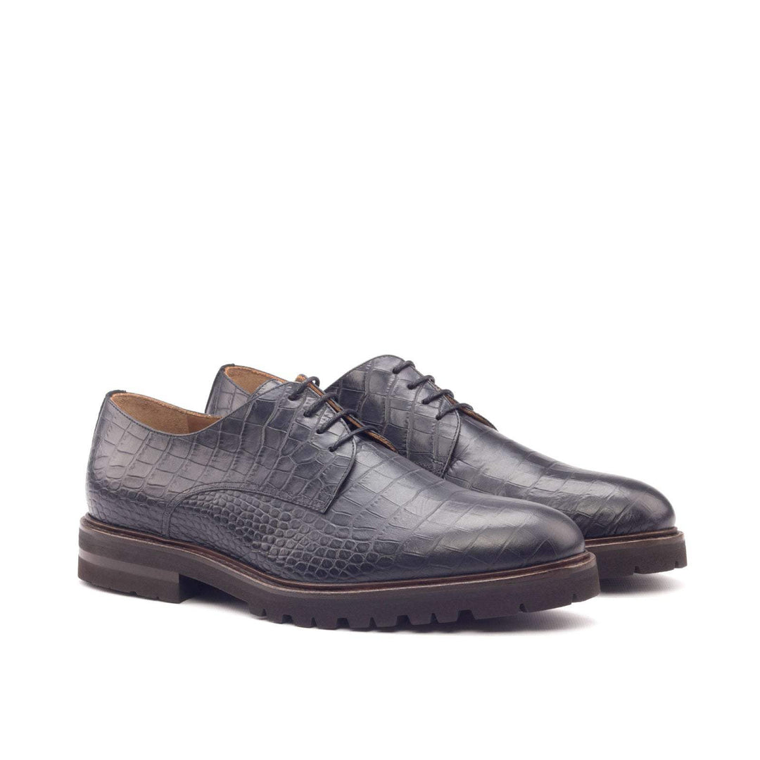 Men's Derby Shoes Leather Black 2987 3- MERRIMIUM