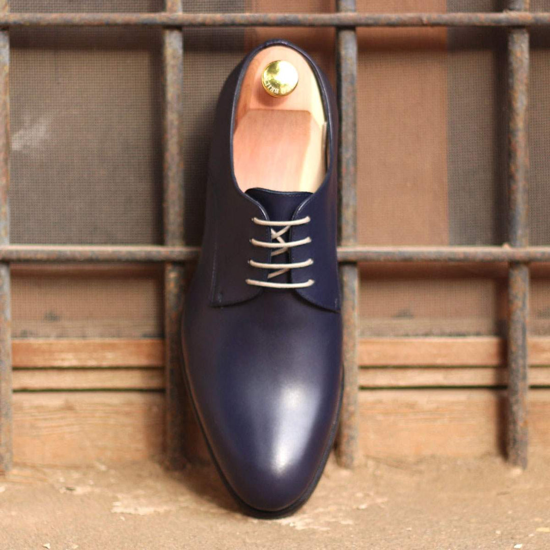 Men's Derby Shoes Leather Blue 1609 1- MERRIMIUM--GID-1368-1609