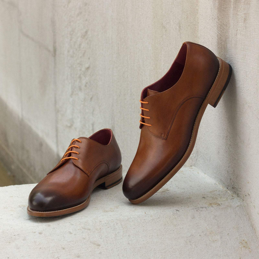 Men's Derby Shoes Leather Brown 2882 1- MERRIMIUM--GID-1685-2882