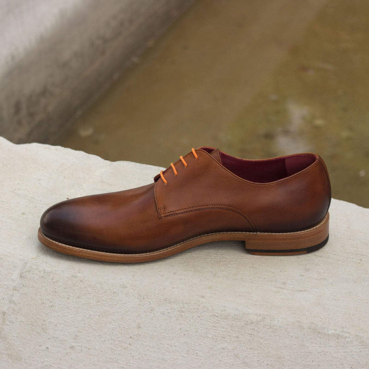 Men's Derby Shoes Leather Brown 2882 4- MERRIMIUM