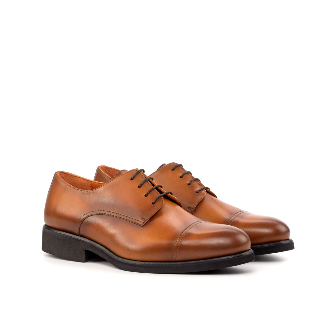 Men's Derby Shoes Leather Brown 4523 3- MERRIMIUM