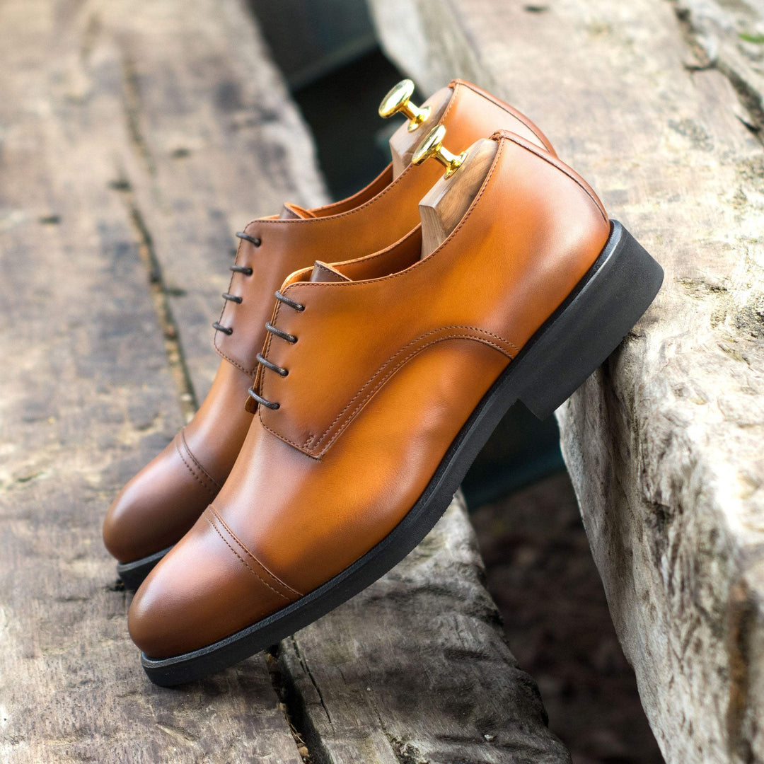 Men's Derby Shoes Leather Brown 4523 1- MERRIMIUM--GID-1685-4523