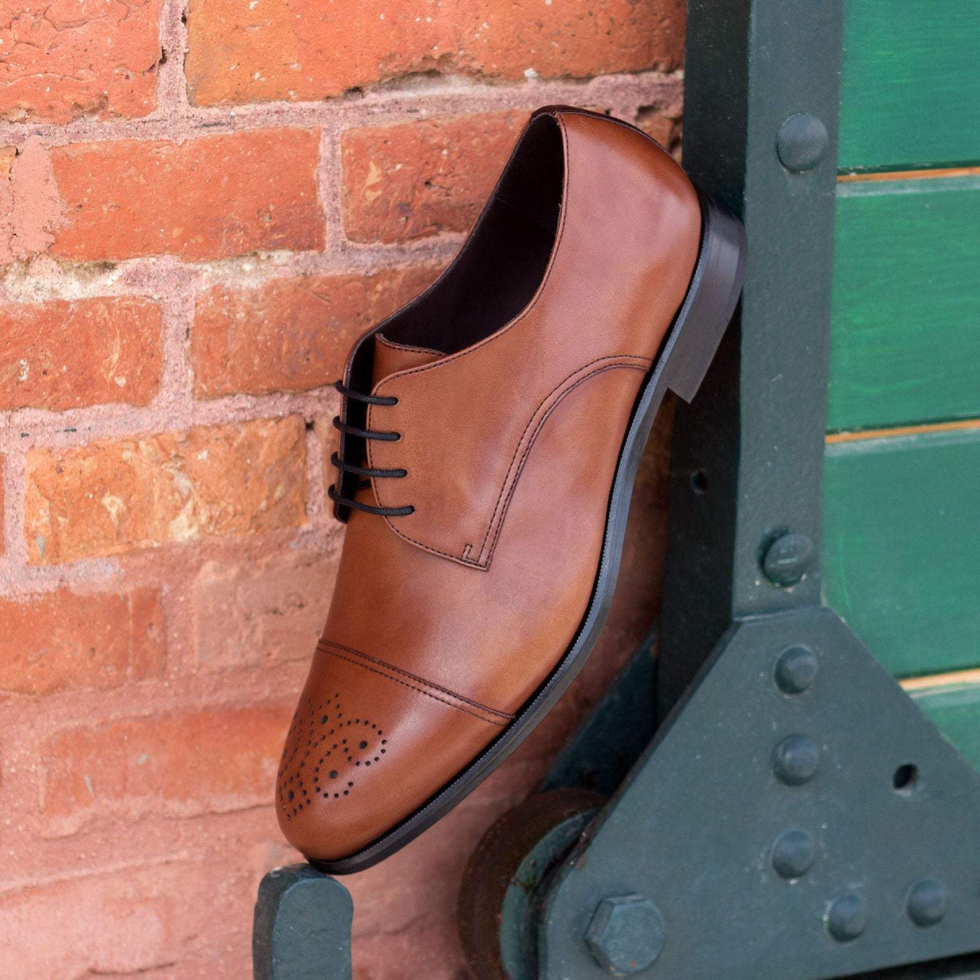 Men's Derby Shoes Leather Brown Dark Brown 2201 1- MERRIMIUM--GID-1368-2201