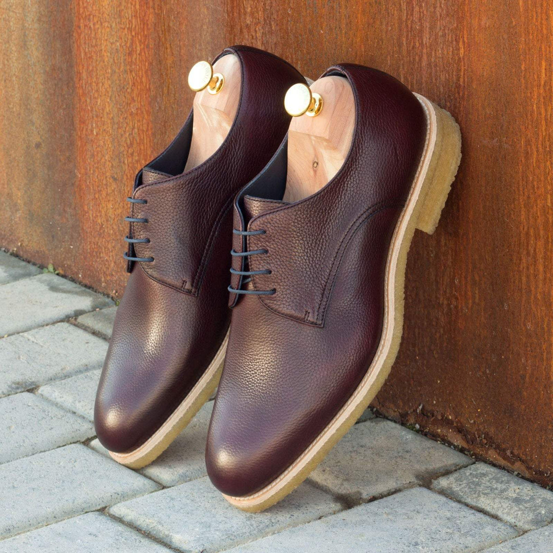 Men's Derby Shoes Leather Burgundy 2617 1- MERRIMIUM--GID-1368-2617