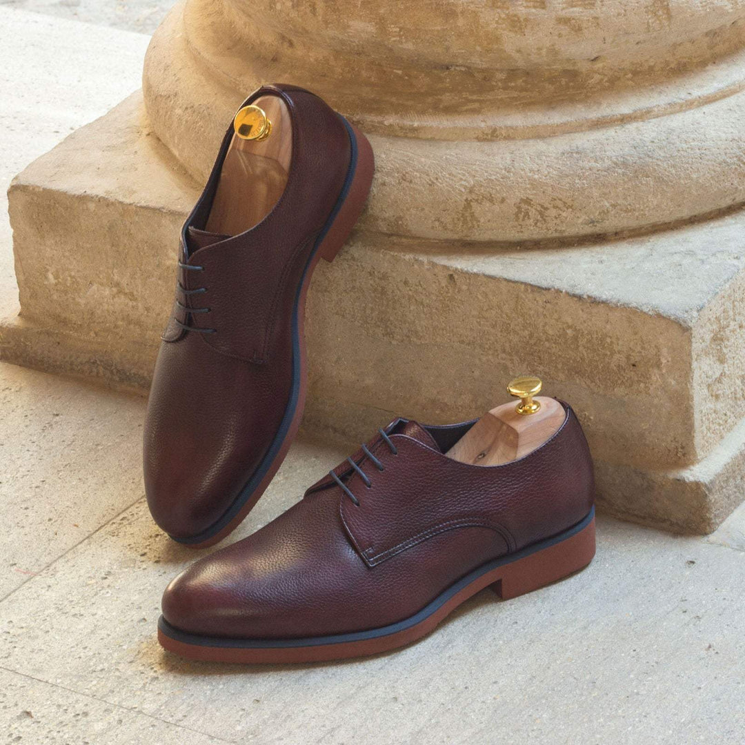 Men's Derby Shoes Leather Burgundy 2719 1- MERRIMIUM--GID-1368-2719