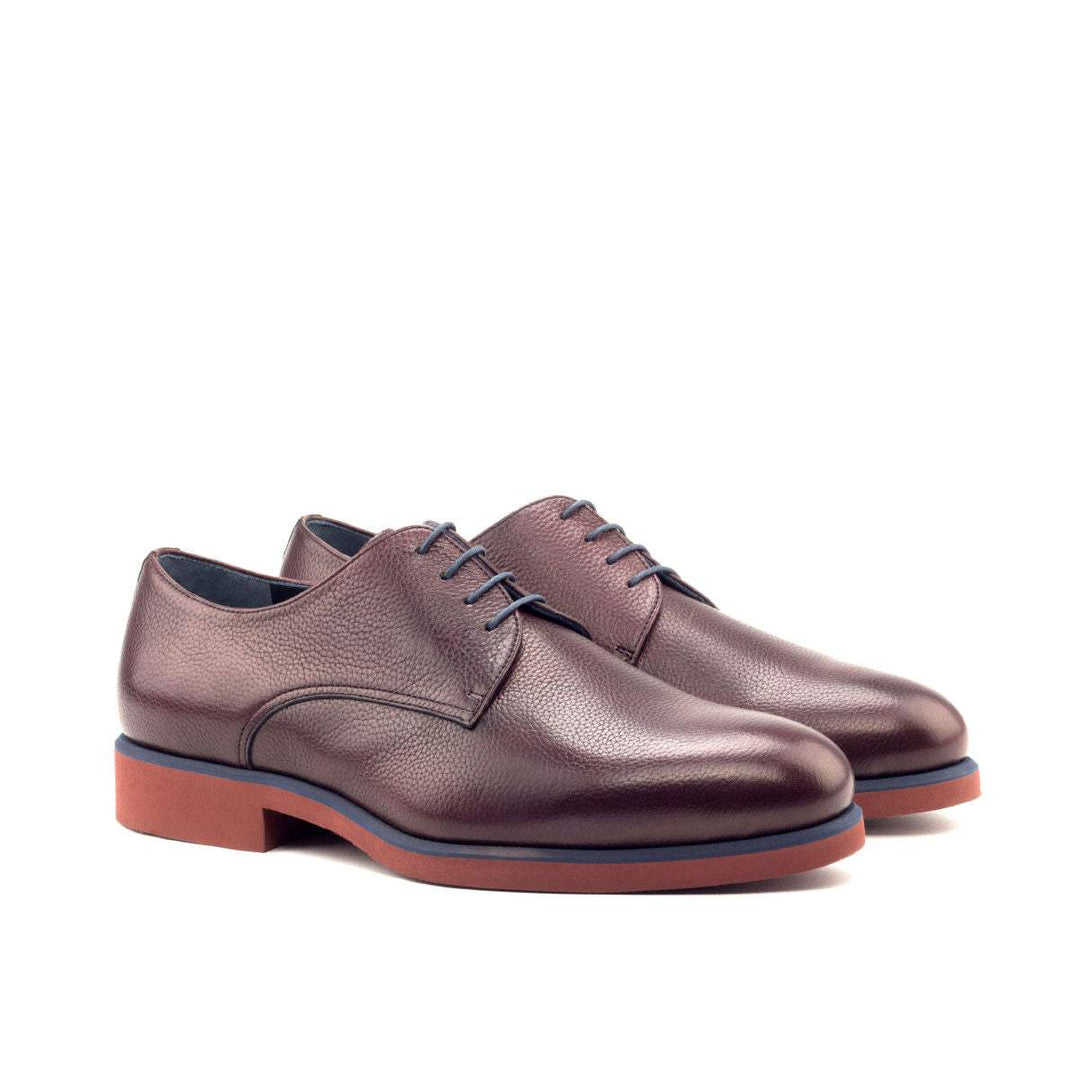 Men's Derby Shoes Leather Burgundy 2719 3- MERRIMIUM