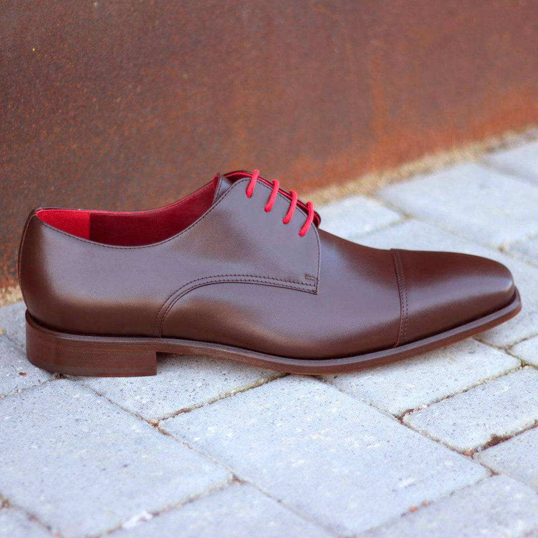 Men's Derby Shoes Leather Dark Brown 1956 1- MERRIMIUM--GID-1377-1956