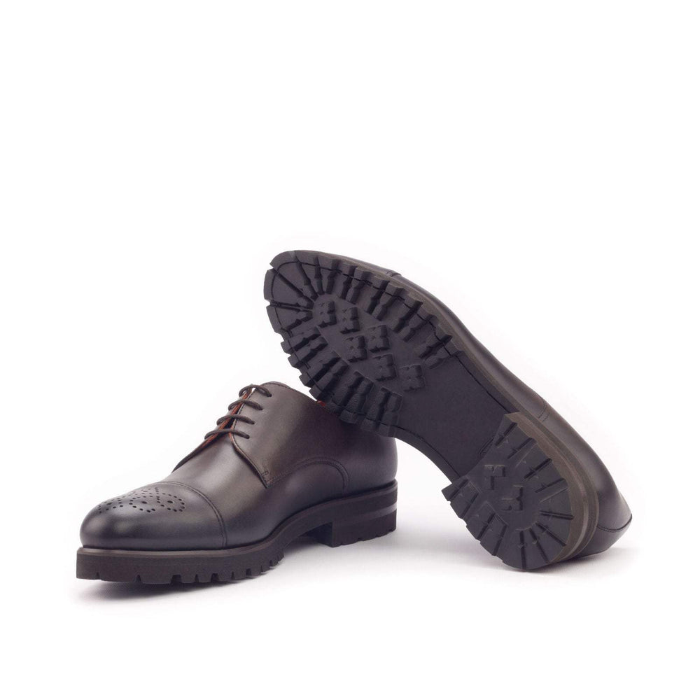 Men's Derby Shoes Leather Dark Brown 2996 2- MERRIMIUM