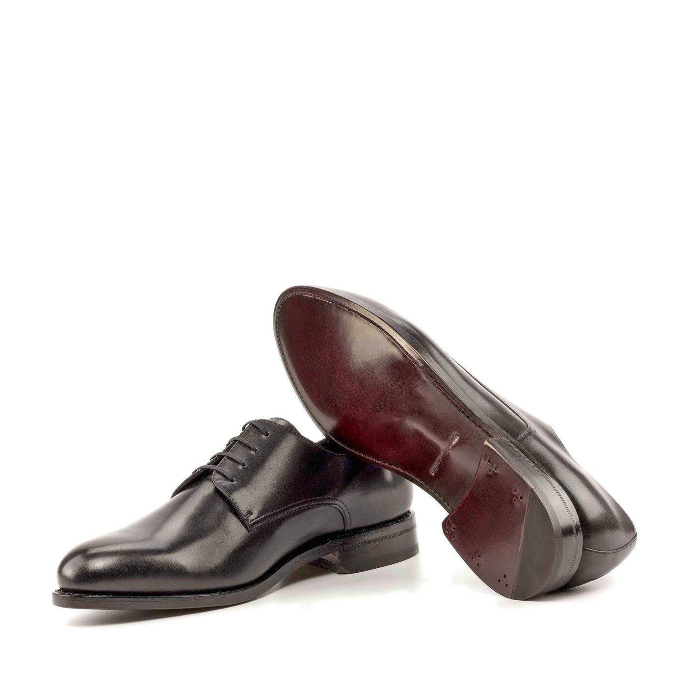 Men's Derby Shoes Leather Goodyear Welt Black 5000 2- MERRIMIUM