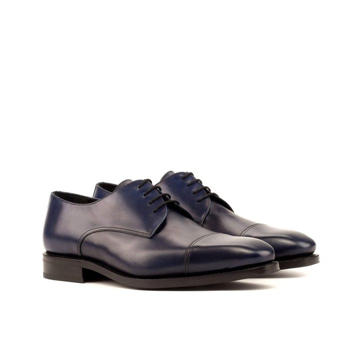 Men's Derby Shoes Leather Goodyear Welt Blue 3897 3- MERRIMIUM