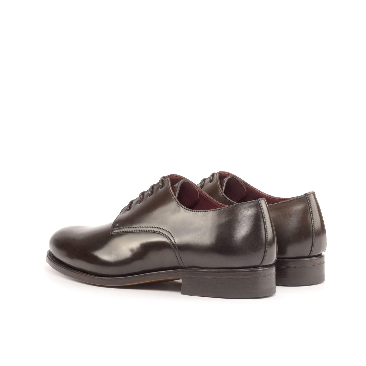 Men's Derby Shoes Leather Goodyear Welt Dark Brown 4919 4- MERRIMIUM