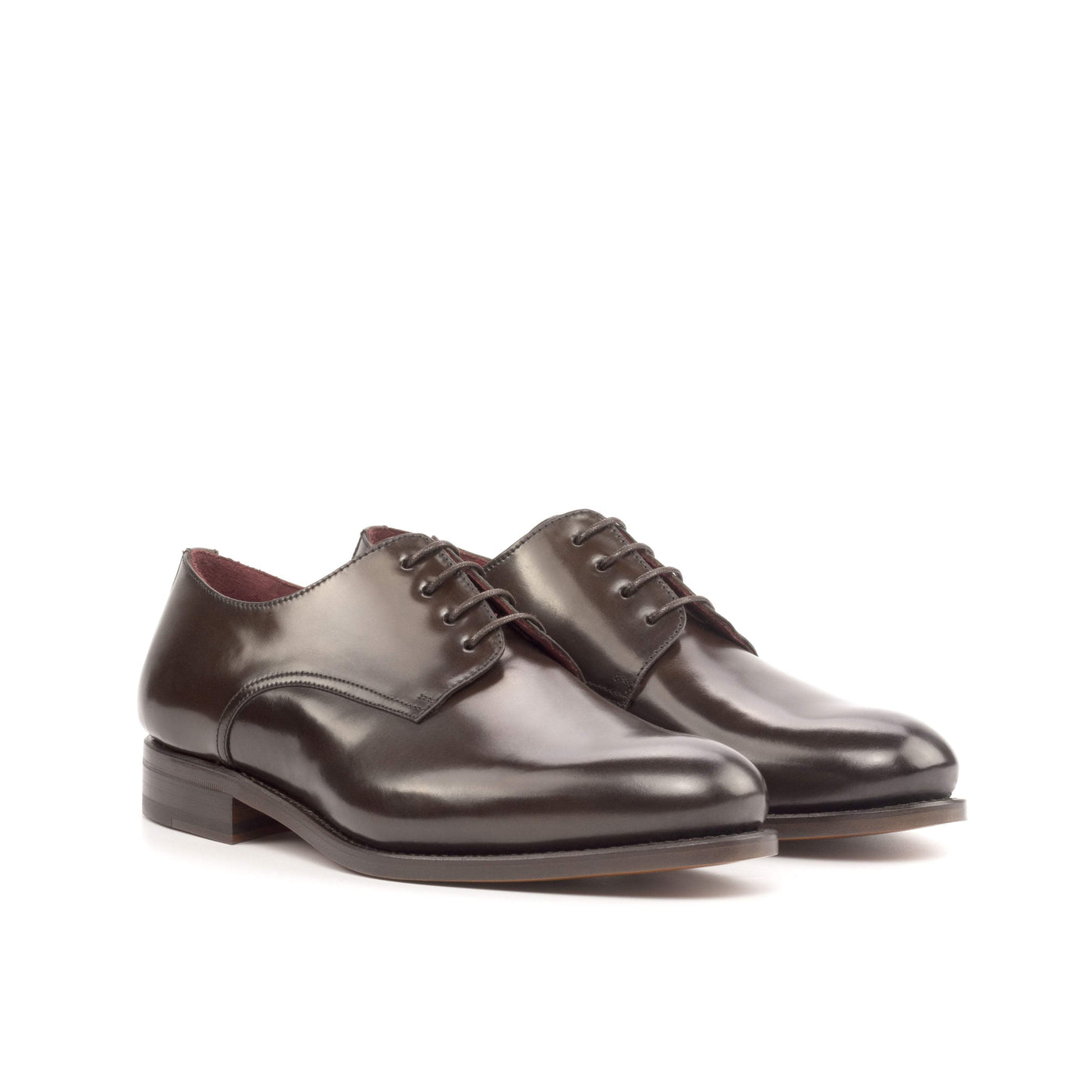 Men's Derby Shoes Leather Goodyear Welt Dark Brown 4919 3- MERRIMIUM