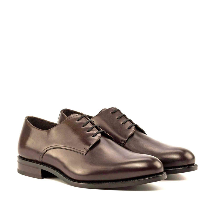 Men's Derby Shoes Leather Goodyear Welt Dark Brown 5001 3- MERRIMIUM