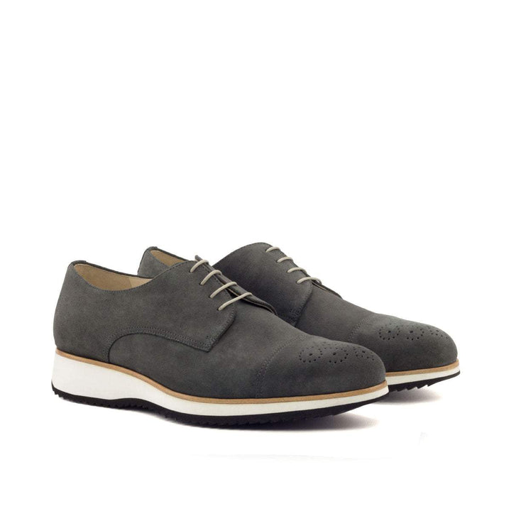 Men's Derby Shoes Leather Grey 2744 3- MERRIMIUM