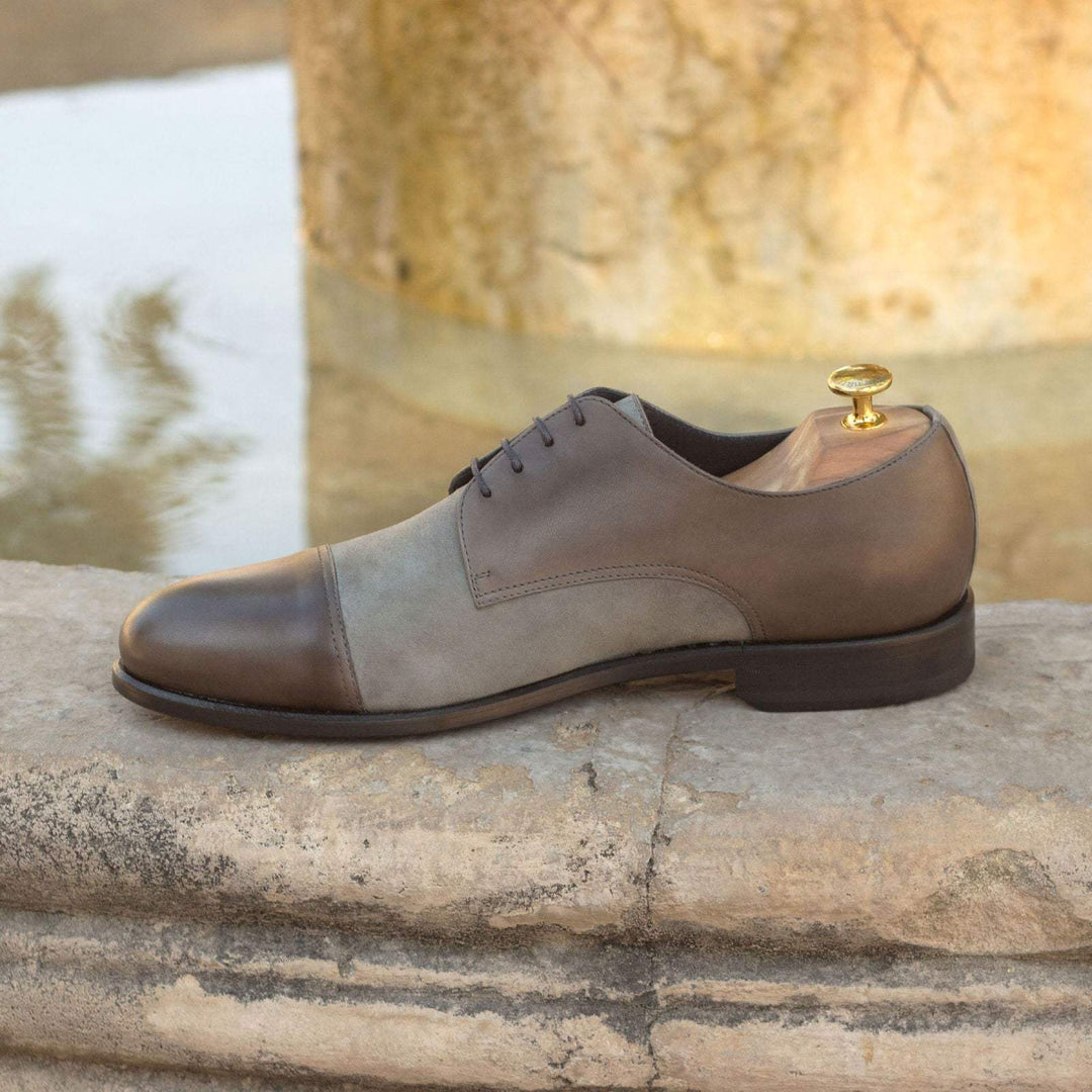 Men's Derby Shoes Leather Grey 2969 1- MERRIMIUM--GID-1368-2969