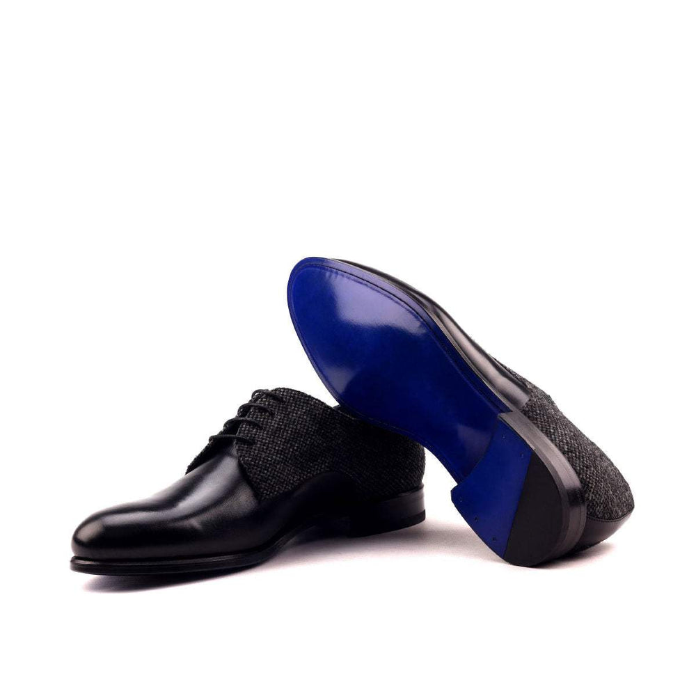 Men's Derby Shoes Leather Grey Black 2534 2- MERRIMIUM