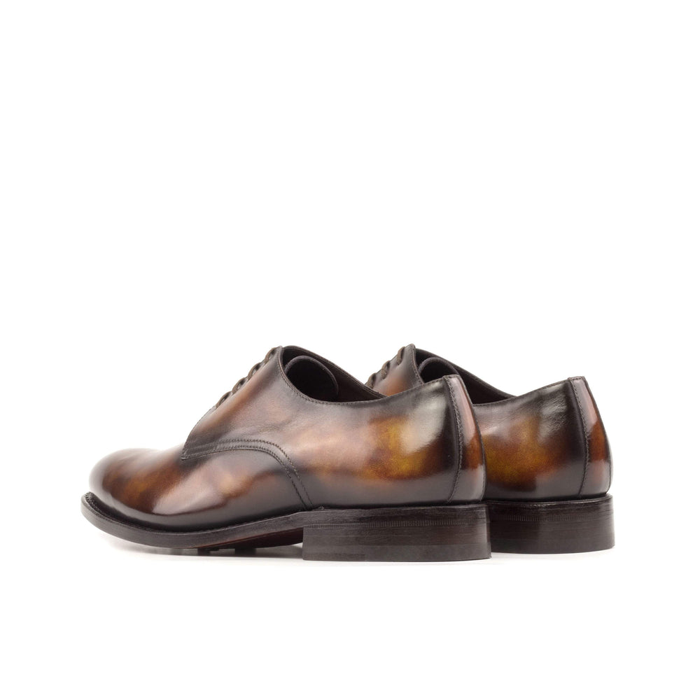 Men's Derby Shoes Patina Leather Goodyear Welt Burgundy 5547 2- MERRIMIUM