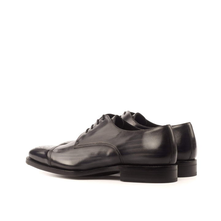 Men's Derby Shoes Patina Leather Goodyear Welt Grey 3718 4- MERRIMIUM