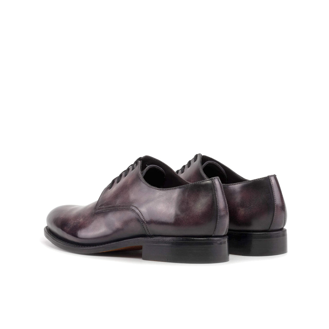 Men's Derby Shoes Patina Leather Goodyear Welt Violet 5680 4- MERRIMIUM
