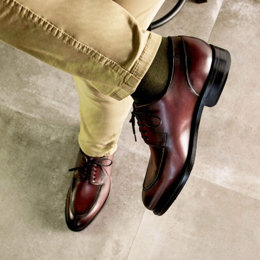 Men's Derby Split Toe Shoes Leather Goodyear Welt 5347 2- MERRIMIUM