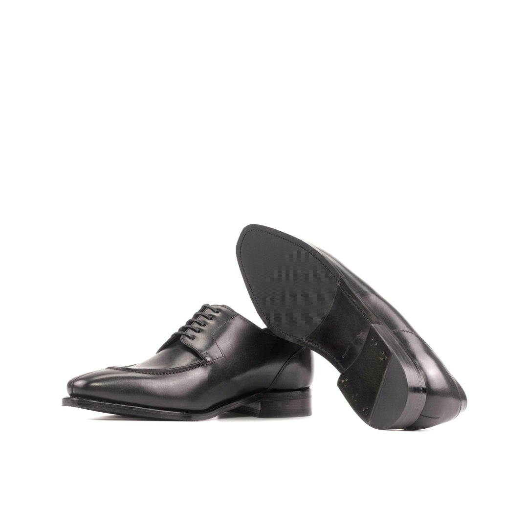 Men's Derby Split Toe Shoes Leather Goodyear Welt Black 5509 3- MERRIMIUM