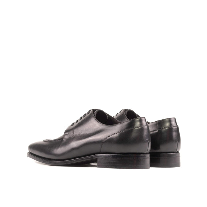 Men's Derby Split Toe Shoes Leather Goodyear Welt Black 5509 4- MERRIMIUM