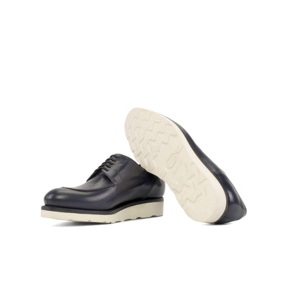 Men's Derby Split Toe Shoes Leather Goodyear Welt Blue 5377 3- MERRIMIUM