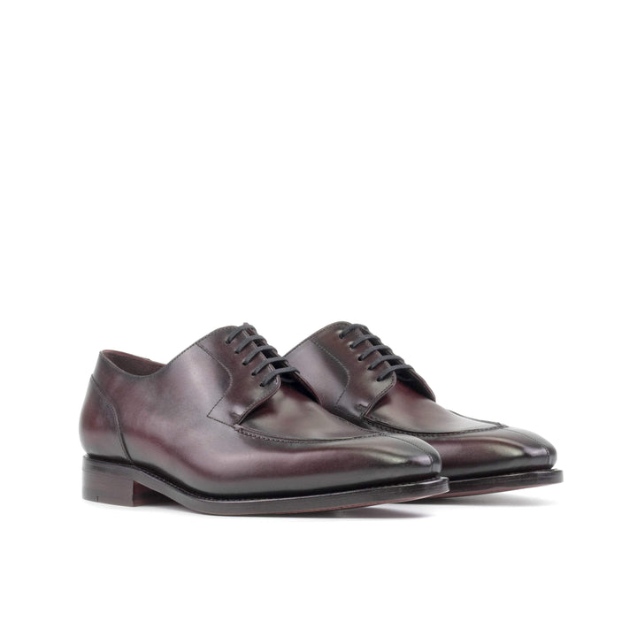 Men's Derby Split Toe Shoes Leather Goodyear Welt Burgundy 5543 6- MERRIMIUM