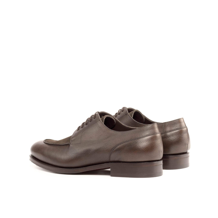 Men's Derby Split Toe Shoes Leather Goodyear Welt Dark Brown 5130 4- MERRIMIUM