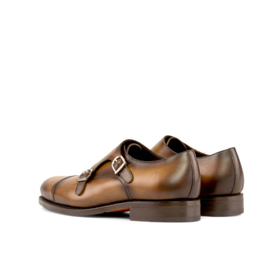 Men's Double Monk Shoes Leather Goodyear Welt 5374 4- MERRIMIUM