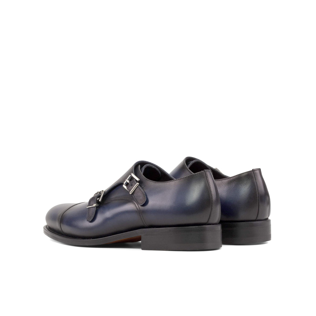 Men's Double Monk Shoes Leather Goodyear Welt 5385 4- MERRIMIUM