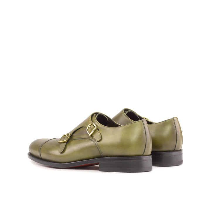 Men's Double Monk Shoes Leather Goodyear Welt 5408 4- MERRIMIUM