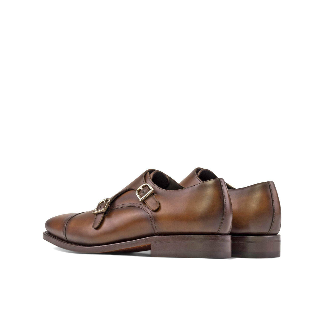 Men's Double Monk Shoes Leather Goodyear Welt 5495 4- MERRIMIUM