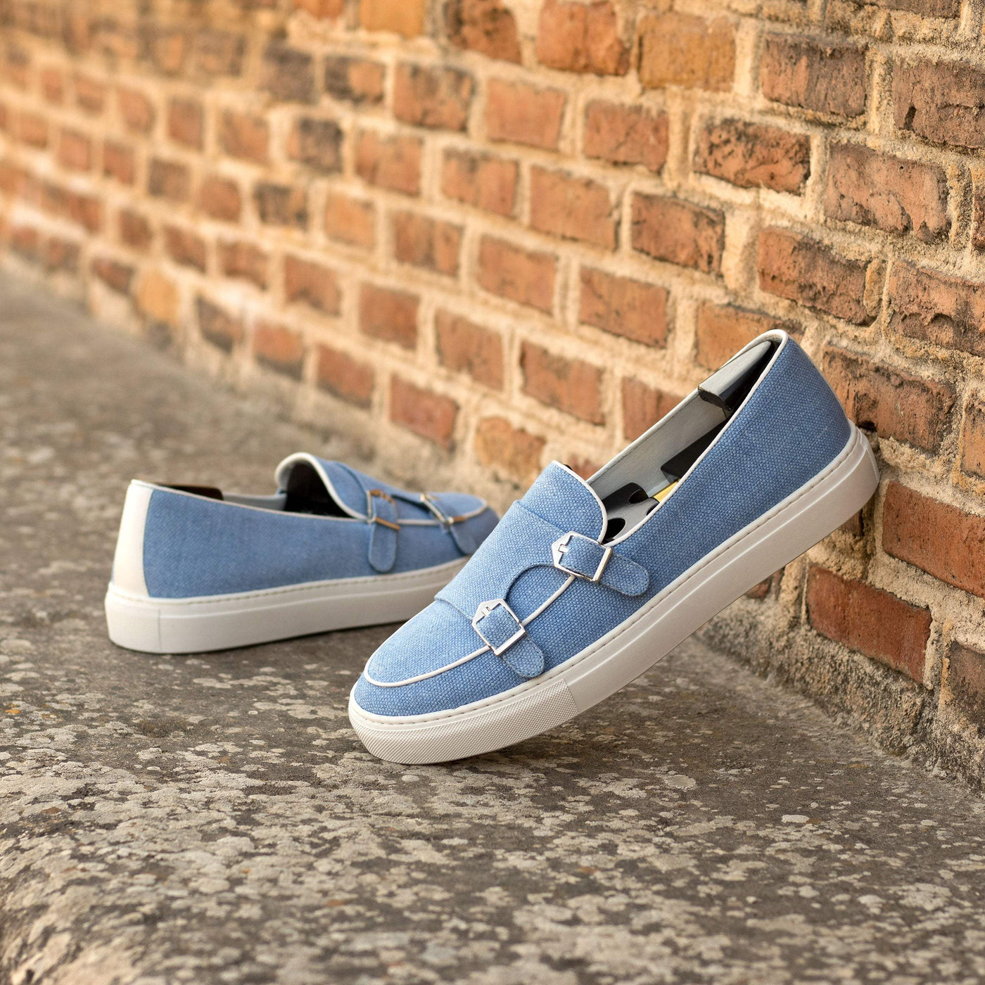 Men's Double Monk Sneakers Blue 5359 1- MERRIMIUM--GID-2538-5359