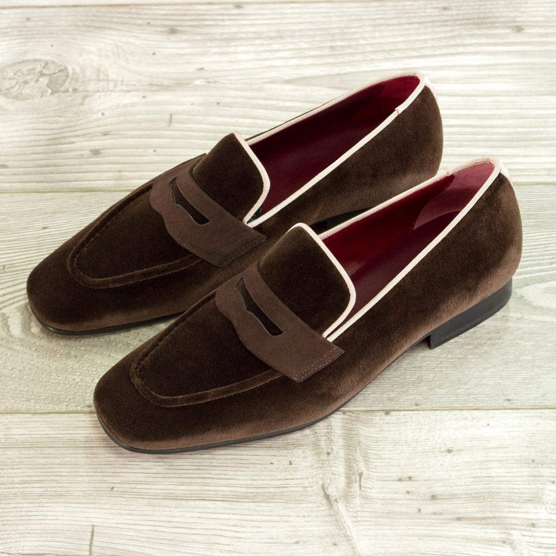 Men's Drake Shoes Leather Brown 1933 1- MERRIMIUM--GID-1385-1933