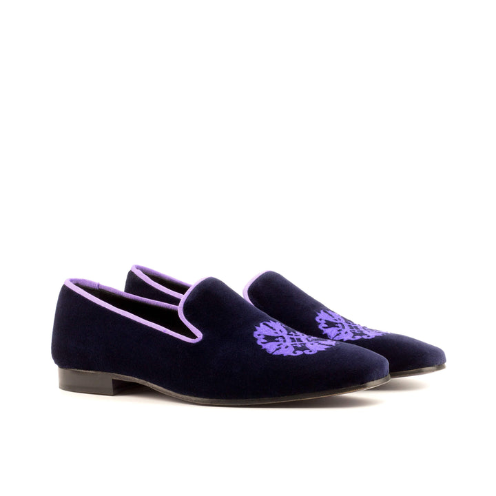 Men's Drake Shoes Leather Violet 3915 4- MERRIMIUM
